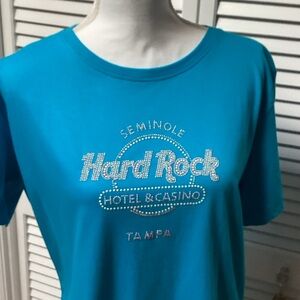 Hard Rock Cafe Blue Short Sleeve Tee